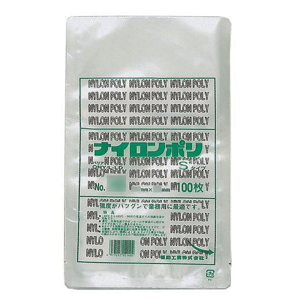 福助工業 ナイロンポリ Sタイプ規格袋 No.7B （200枚）巾150×長さ230mm