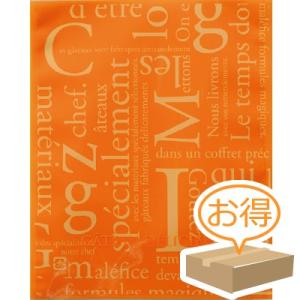 福助工業 カマス袋 GTタイプ No.2洋柄オレンジ （5600枚）巾115×長さ140mm