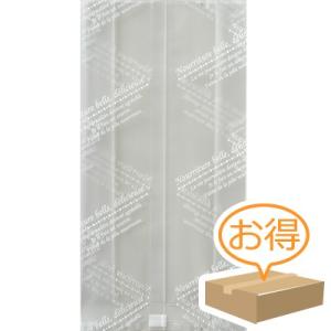 福助工業 合掌ガゼット袋 GMタイプ No.25パリ白 （5000枚）巾75×奥行30×長さ150m...