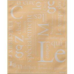 福助工業 カマス袋 GTタイプ No.1洋柄クリーム （1000枚）巾100×長さ120mm