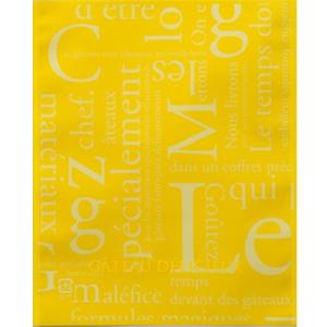 福助工業 カマス袋 GTタイプ No.3洋柄イエロー （1000枚）巾130×長さ160mm