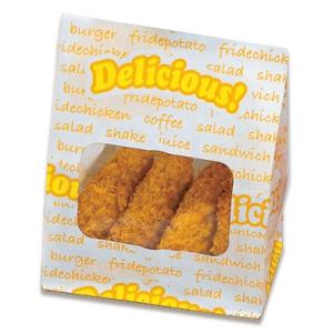 福助工業 ルックバッグ No.4S デリシャス （2000枚）巾130×長さ165×マチ80mm