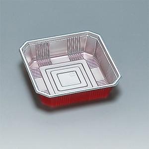 福助工業　使い捨て弁当箱　Ｒ−５（同一素材かぶせフタ付）（1ケース600枚）180×180×50mm