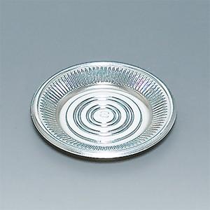 福助工業　アルミ蒸着　使い捨て丸皿（小）（1ケース3,200枚）156φ×16mm