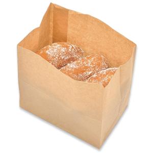 福助工業 ルックバッグ No.4S 未晒ムジ(窓なし)（2000枚）巾130×長さ165×マチ80m...