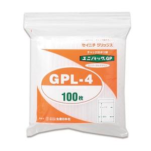 セイニチ ユニパック  GPタテ長タイプ L-4（1ケース700枚）巾340×チャック下480×厚み...