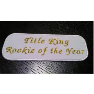 プロ野球応援グッズ（共通）/タイトル王個人タイトルワッペン/新人王 Rookie of the ye...