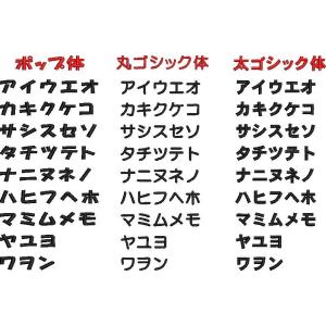 オーダー/おなまえ刺繍ワッペンかなカナ用/長方...の詳細画像5