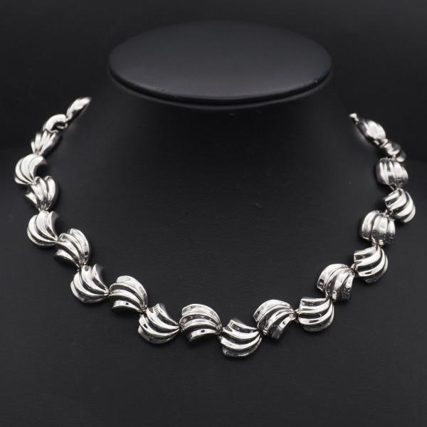 G355 NINA RICH ニナリッチ ネックレス シルバー デザイン コスチュームジュエリー