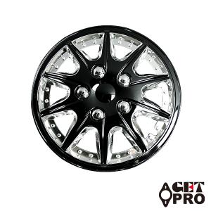 ホイールカバー 14インチ 4枚 汎用品 (シルバー) ホイールキャップ