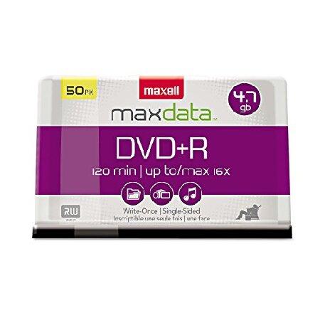 【平行輸入品】Maxell 639031 16x Speed DVD+R Spindle 50 Pa...