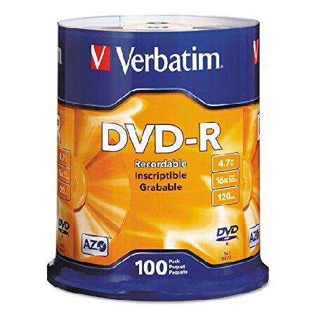 【平行輸入品】Verbatim DVD-R 95102 シルバー