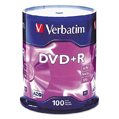 【平行輸入品】Verbatim DVD+R 95098 シルバー