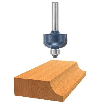 【平行輸入品】Bosch 85204M Router Bit Carbide Tip 3/16R C...