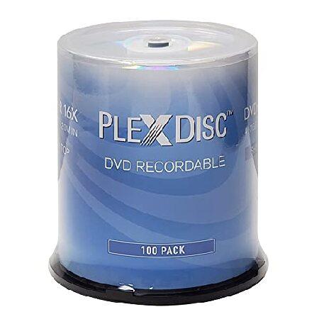 PlexDisc DVD+R 4.7GB 16x Recordable Media Silver T...
