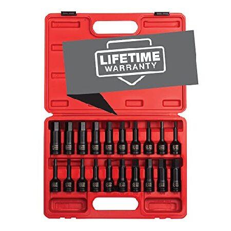 【平行輸入品】SunexツールSU2637 20ピース1/2 "ドライブインパクトヘックスドライブR...