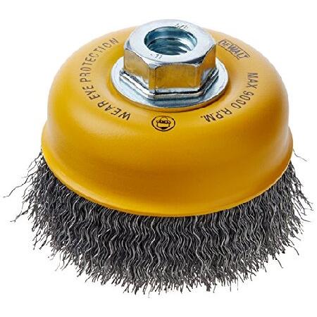 【平行輸入品】DEWALT Wire Cup Brush, Crimped, Carbon Stee...