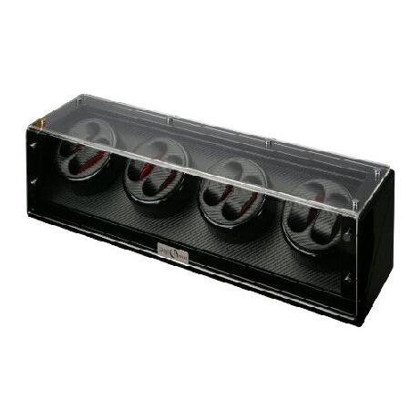 【平行輸入品】Diplomat ブラックウッド仕上げ 8つの腕時計ワインダー 日本製マブチモーターウ...