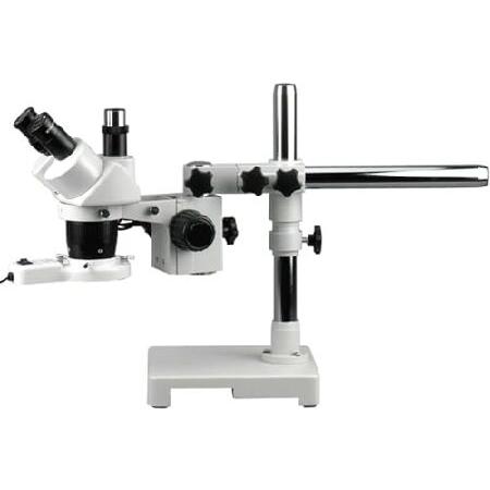 【平行輸入品】AmScope 20X-40X-80X三眼鏡ブームの実体顕微鏡+蛍光灯