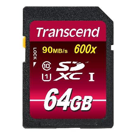 Transcend SDXCカード 64GB Class10 UHS-I対応 (最大転送速度90MB...