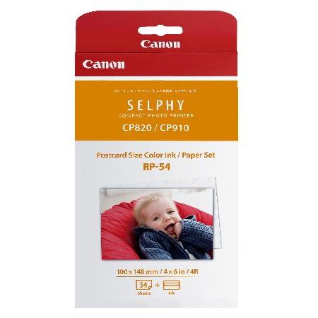 【平行輸入品】Canon SELPHY RP-54 Color Ink Cassette + 54S...