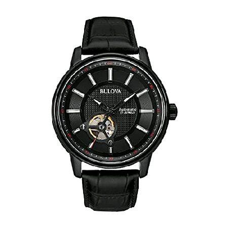 Bulova Men&apos;s Automatic Leather Watch, 21 Jewels, H...