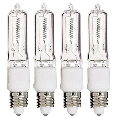 【平行輸入品】Q100CL/MC - 100ワット JD T4 E11 ミニ燭台ベース 120V ク...