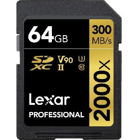【平行輸入品】Lexar SDカード LSD64GCBNA2000R  ブラック