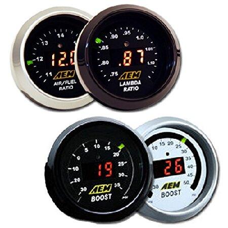【平行輸入品】AEM 2ゲージディスプレイセット - UEGO ワイドバンド A/F比ゲージ (30...