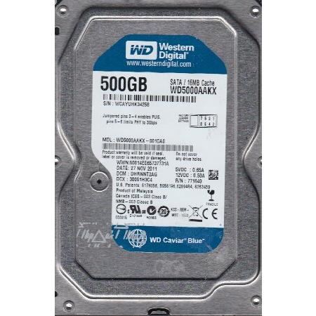 【平行輸入品】Western Digital 内部部品 WD5000AAKX ブルー