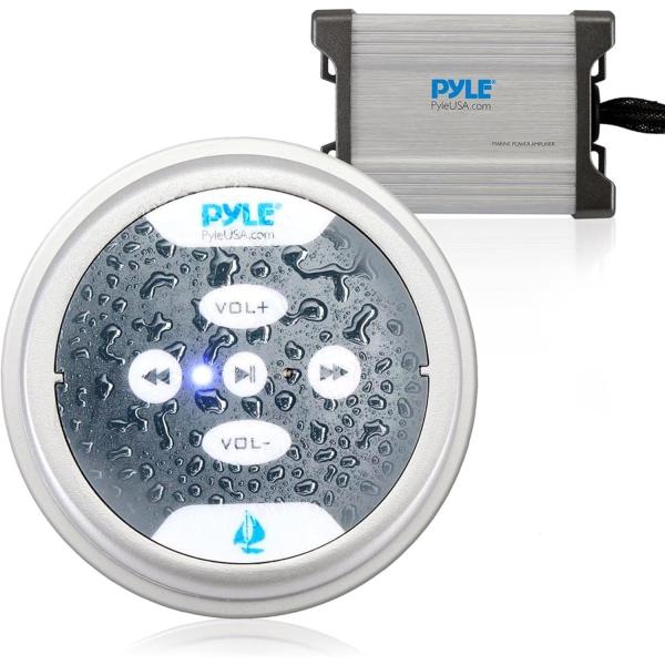 【平行輸入品】Pyle マリンステレオ PLMRMBT5S シルバー