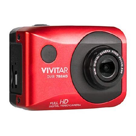 【平行輸入品】Vivitar スポーツ アクションビデオカメラ DVR786HD-RED-EU レッ...