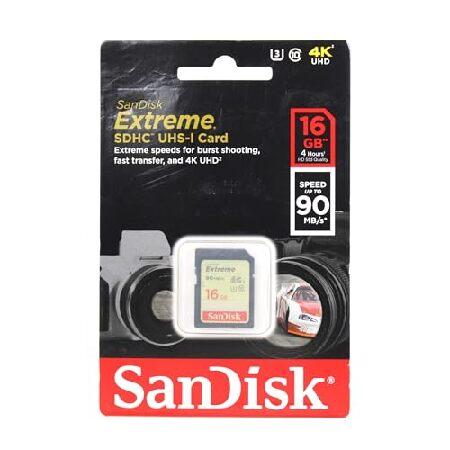 【平行輸入品】16GB SanDisk サンディスク Extreme SDHCカード UHS-I 対...
