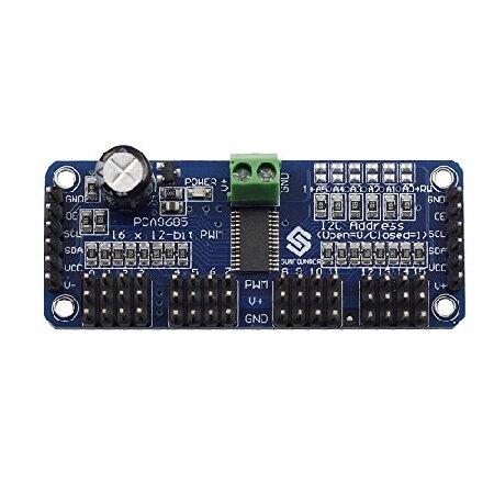 【平行輸入品】SunFounder PCA9685 16 Channel 12 Bit PWM Se...