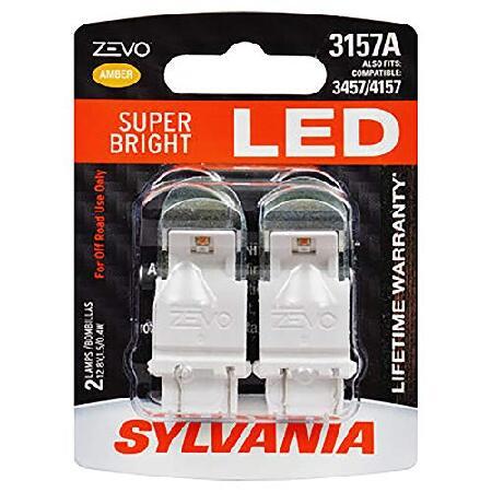【平行輸入品】SYLVANIA ZEVO 3157アンバー色LED電球（2個組）