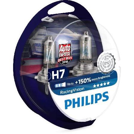 【平行輸入品】Philips RacingVision H7 ヘッドライト電球 (ツイン) 1297...