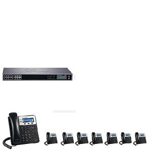 【平行輸入品】Grandstream GXW4216 16Port FXS Analog VoIP + GXP1625 2 lines IP Phone PoE 8UNITS