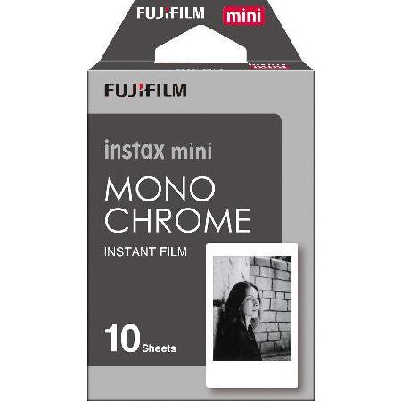 Fujifilm Instax Miniインスタントフィルムモノクロ3パックバンドルセット、モノクロ...