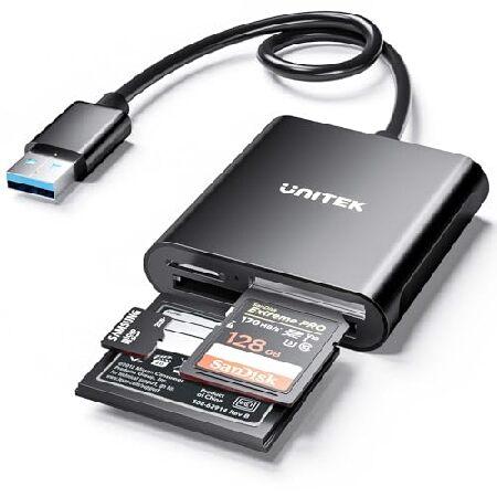Unitek USB3.1 Gen1 マルチカードリーダー 3スロット搭載 SD・TF/microS...