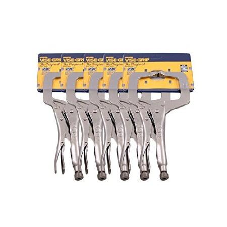 【平行輸入品】Irwin Vise Grip 11R 11" C Clamp Locking Reg...