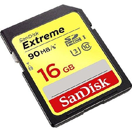 【平行輸入品】16GB SanDisk サンディスク Extreme SDHCカード UHS-I 対...