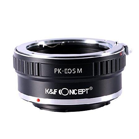 【平行輸入品】K＆F Concept(R) マウントアダプター PK-EOS M ペンタックスKマウ...