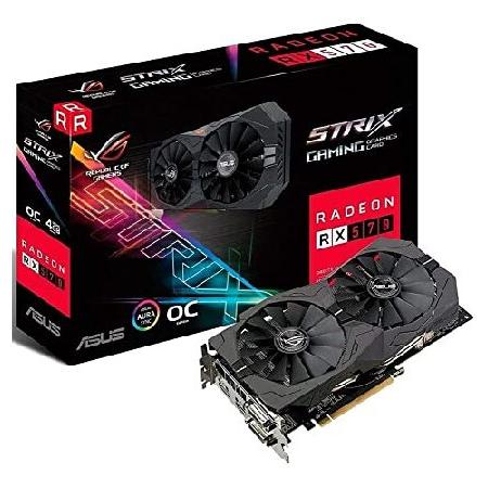 ASUS グラフィックボード Strixシリーズ AMD Radeon RX570搭載ビデオカード ...