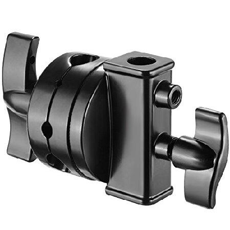 【平行輸入品】NEEWER 機能ヘビーデューティーグリップヘッド「黒」 2.5-inch スイベルヘ...