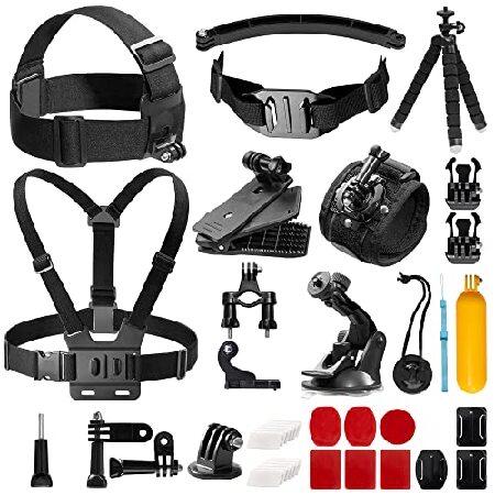 【平行輸入品】AKASO 42イン1アクションカメラアクセサリーキット EK7000/EK7000 ...