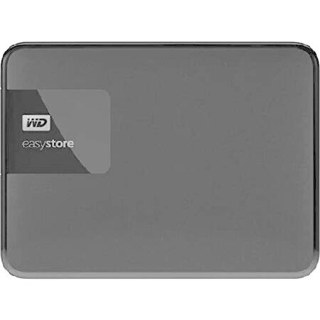 WD Easystore 外付けUSB 3.0 ポータブル2TB ハードドライブ - ブラック
