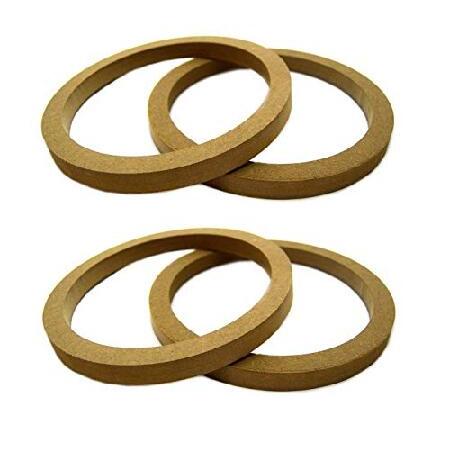 【平行輸入品】8 "インチスピーカーマウントスペーサーリングペアforファイバーグラス2 ring-...