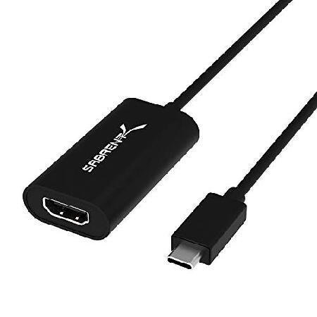 SABRENT USB 3.2 Gen 2 Type C - HDMIアダプター 解像度最大 316...