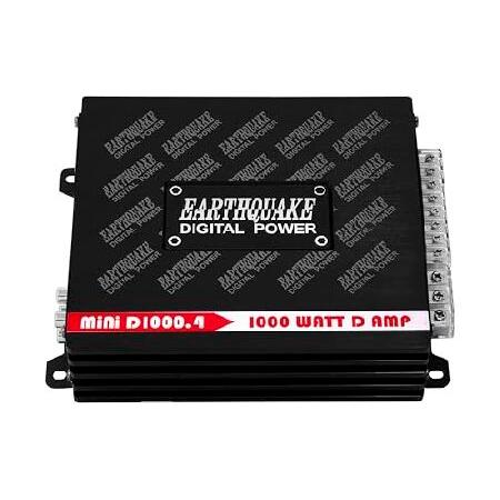 【平行輸入品】Earthquake Sound デュアルチャンネルアンプ MiNi D1000.4 ...