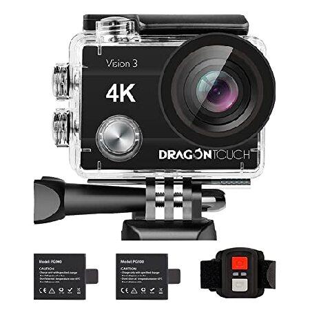 Dragon Touch スポーツ アクションビデオカメラ vision3 ブラック